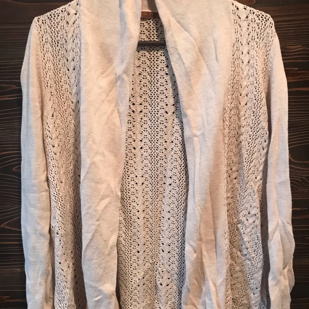 Ladies cream cardigan
